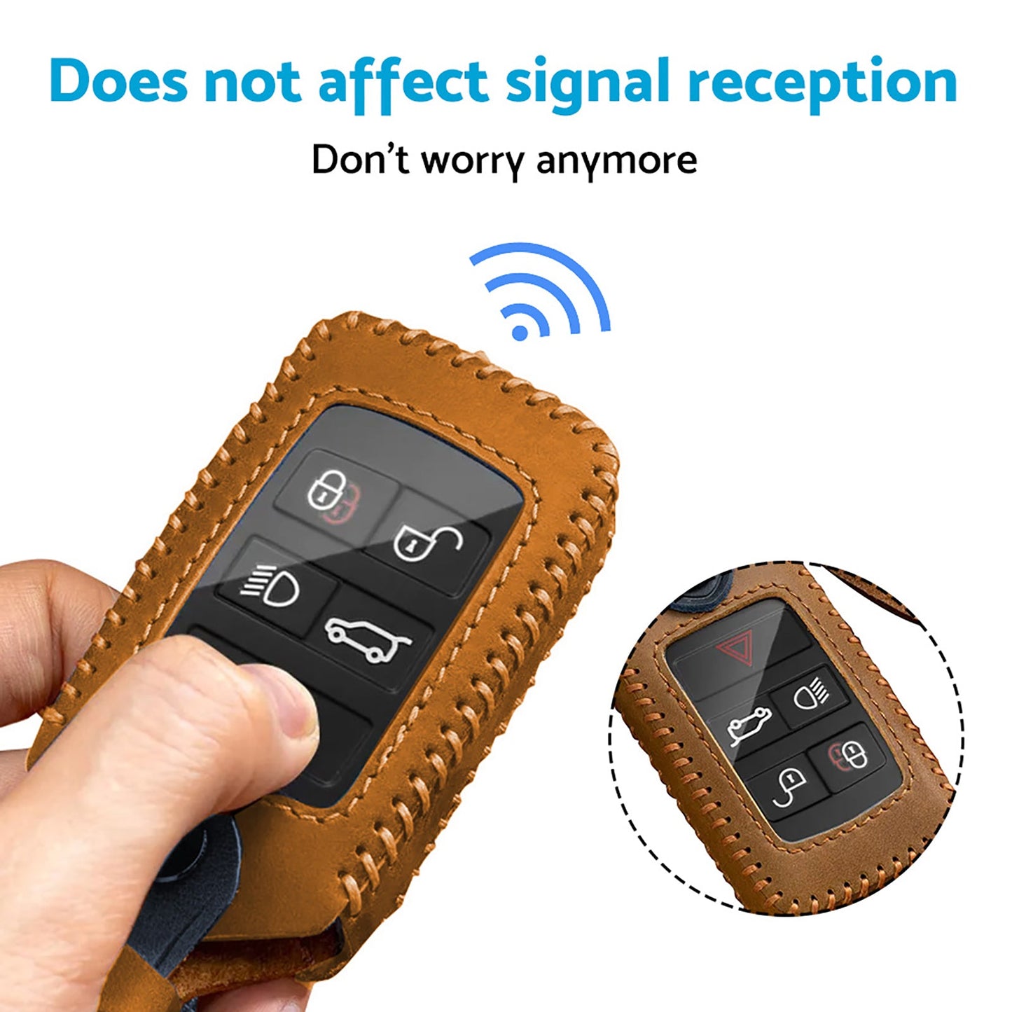Remote Key Fob Case Suitable For Land Rover Discovery / Evoque / Range Rover / Jaguar-4