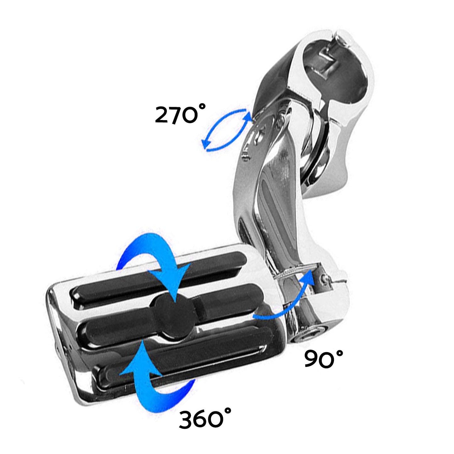 1 - 1 4''Motorcycle Highway Foot Pegs Chrome Engine Guard Suitable For Davidson AU - Frazy's Auto Parts