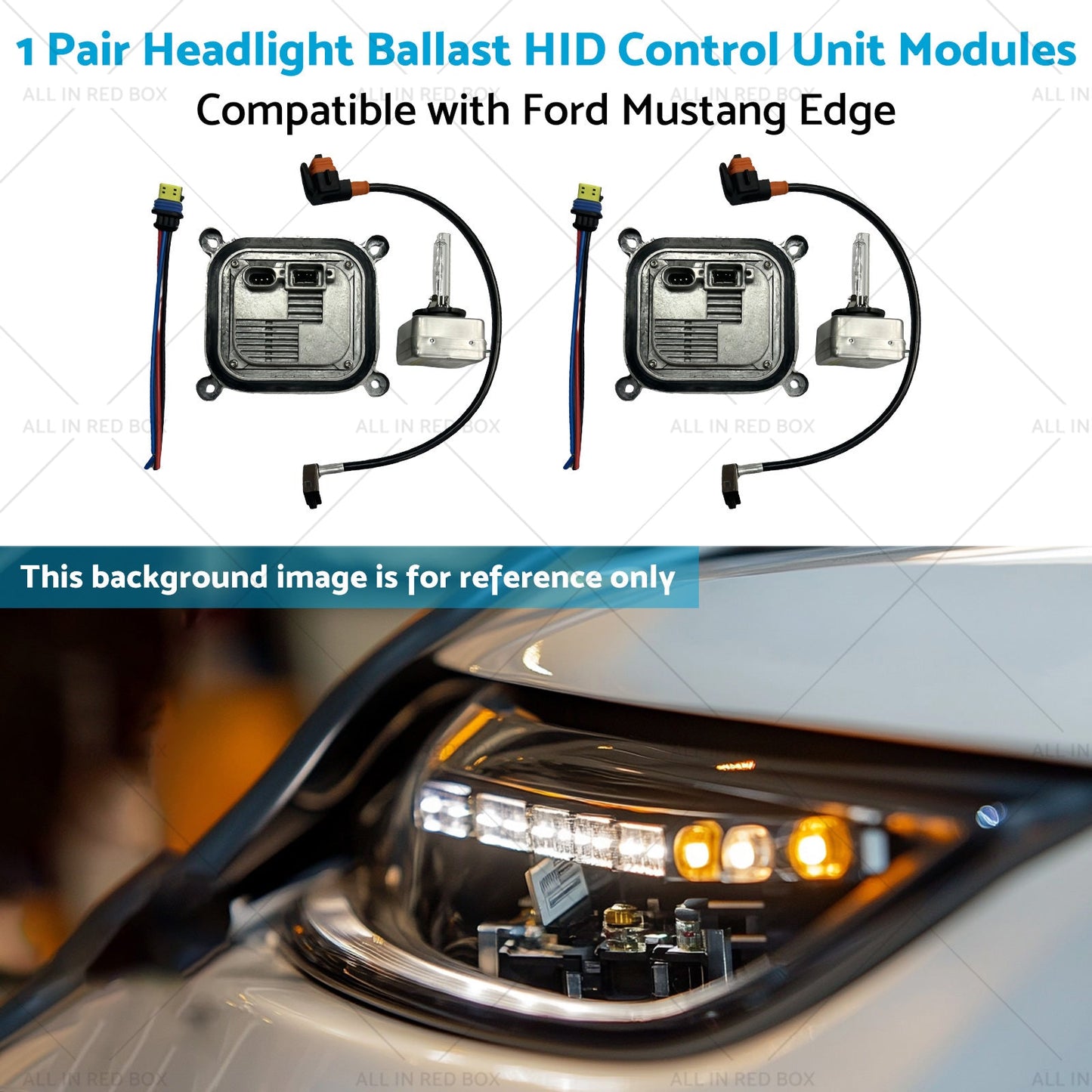 1 Pair Headlight Ballast HID Control Unit Modules Suitable for Ford Mustang Edge - Frazy's Auto Parts