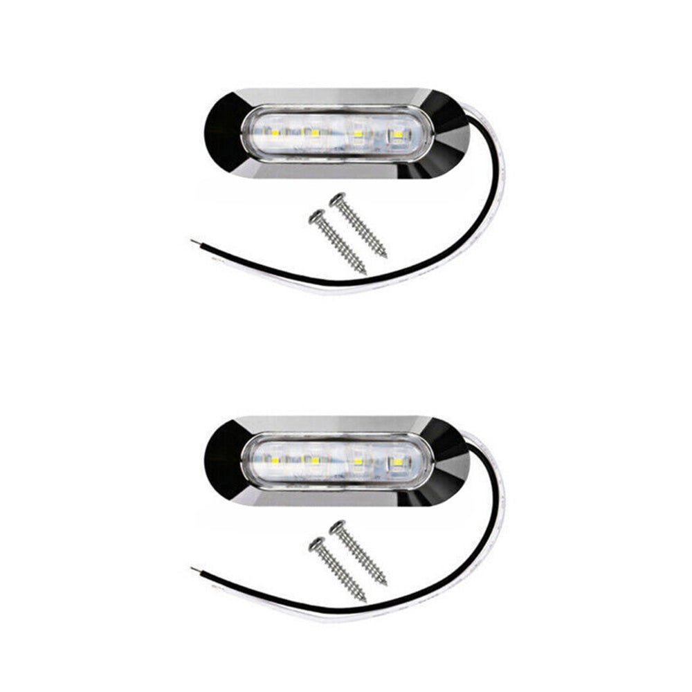 10x Amber Red Clearance Lights Side Marker Suitable For Truck Trailer Caravan - Frazy's Auto Parts