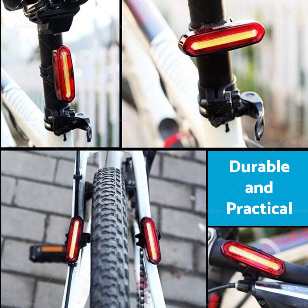 120 Lumens LED Bike Tail Light USB Rechargeable Powerful Bicycle Rear Light - Frazy's Auto Parts