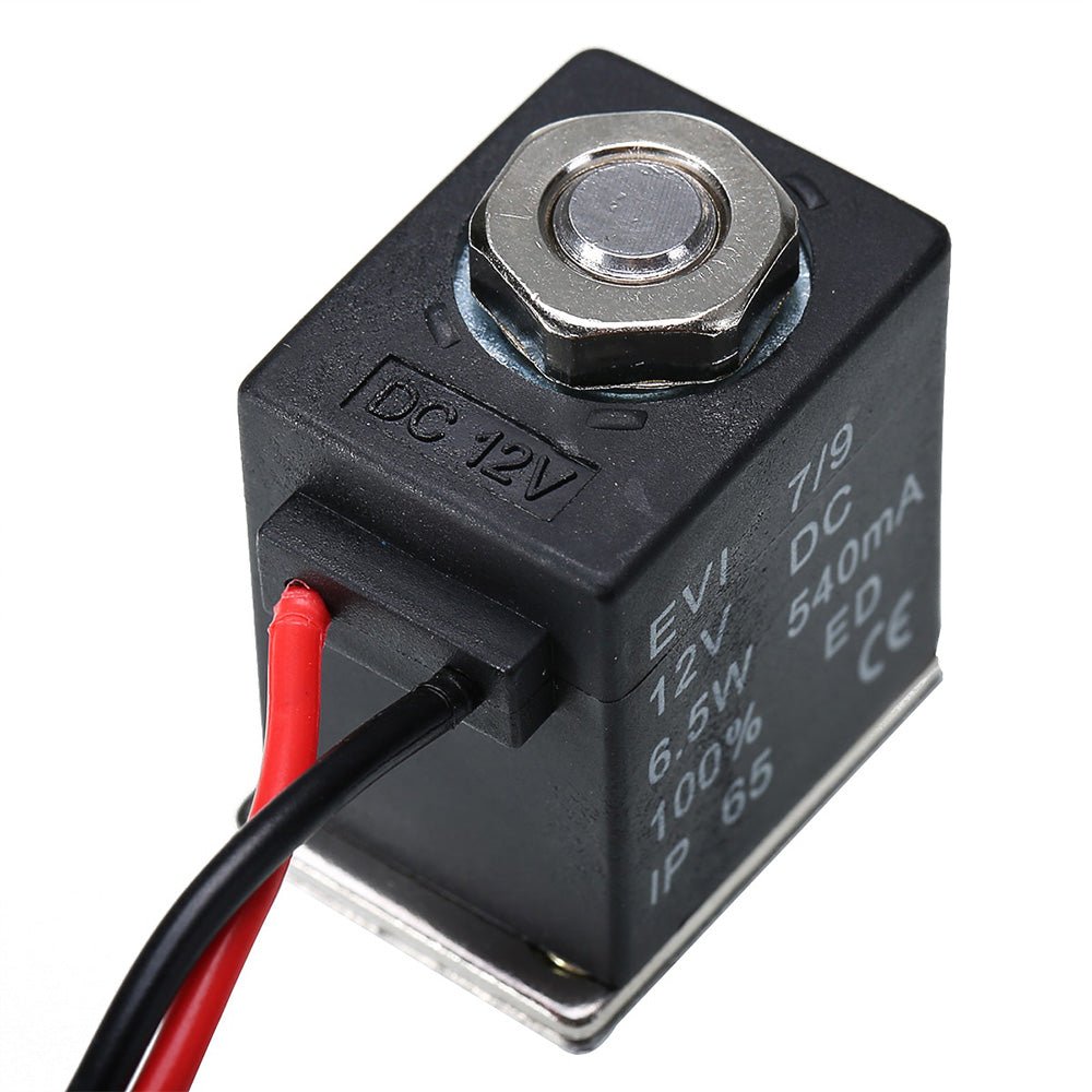 12V 2 - Way DC Electric Solenoid Air Valve Normally Closed Suitable For 1 or 4 - Inch Systems - Frazy's Auto Parts