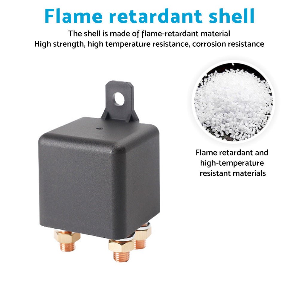 12V DC 250A Continuous Relay Heavy Duty 5 Pin Power Switch for Truck Boat Marine - Frazy's Auto Parts