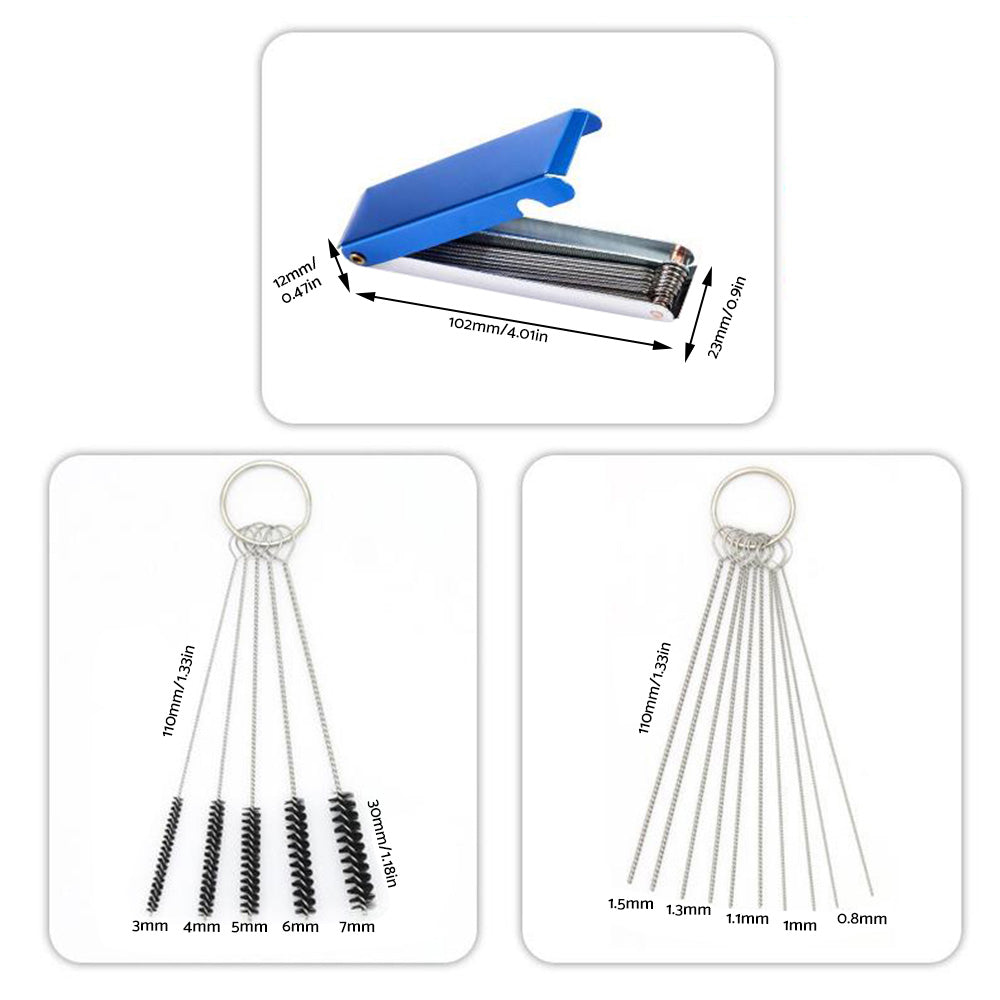 Carburetor Carb Jet Cleaning Tool Wire Brush Cleaner Suitable For Motorcycle and ATV-4
