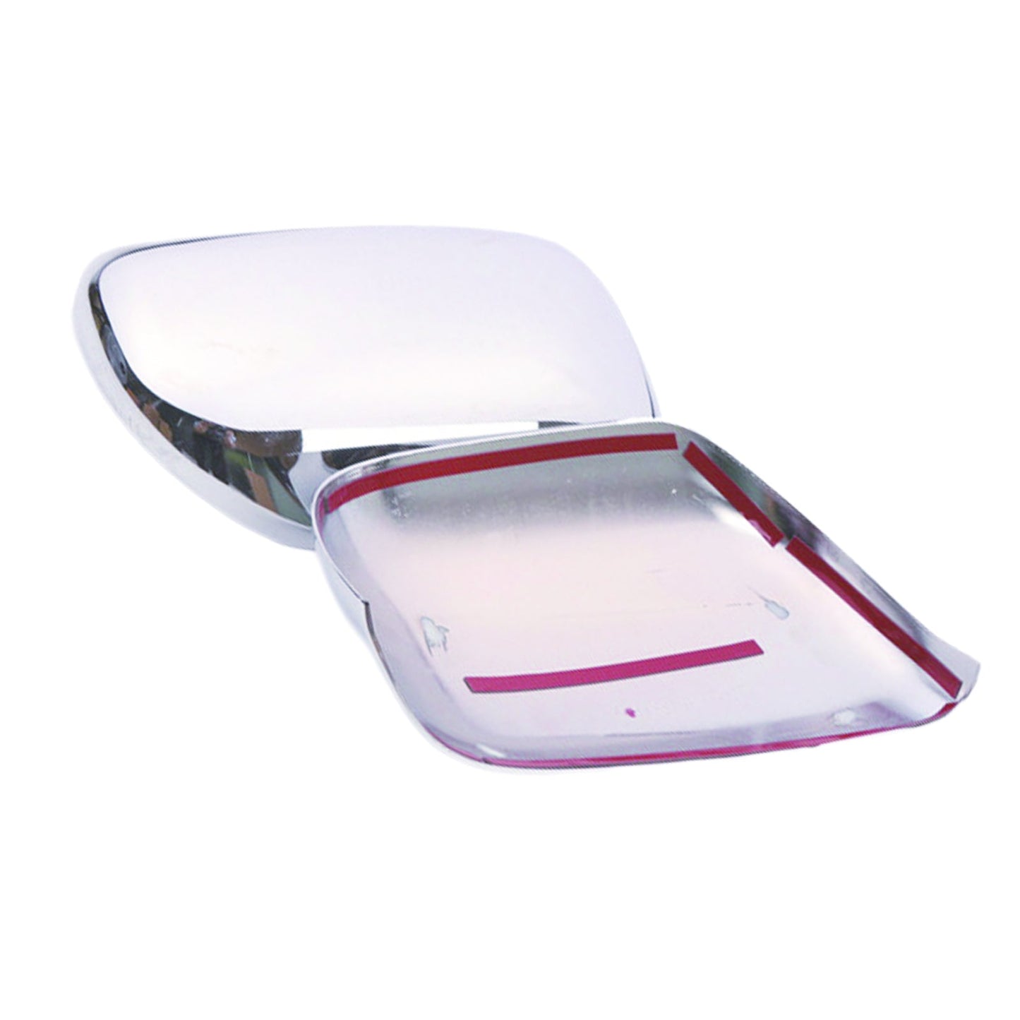 Side Door Rearview Mirror Cover Trim Chrome Pair Left & Right Suitable For Mitsubishi Pajero V80 2007-2021-4