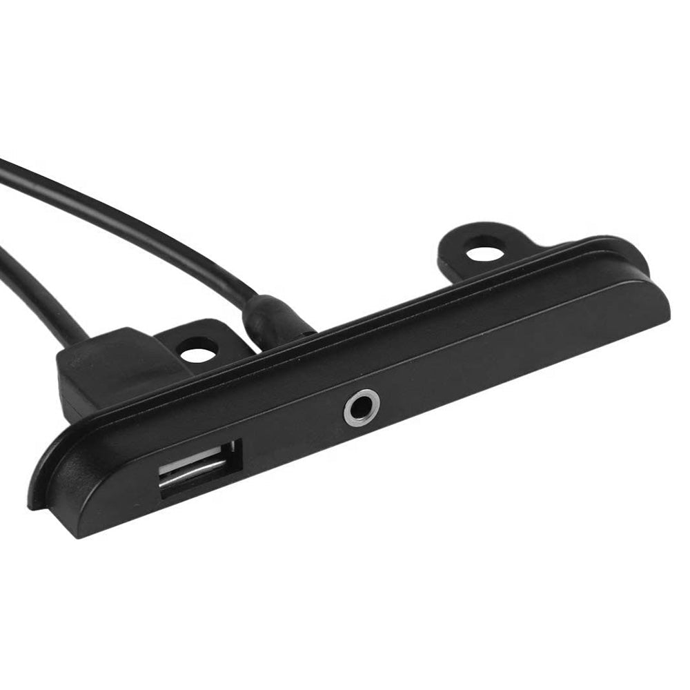 2 DIN Fascia Dash Kit with Side Trims, Brackets, USB & AUX Port Suitable For Toyota - Frazy's Auto Parts