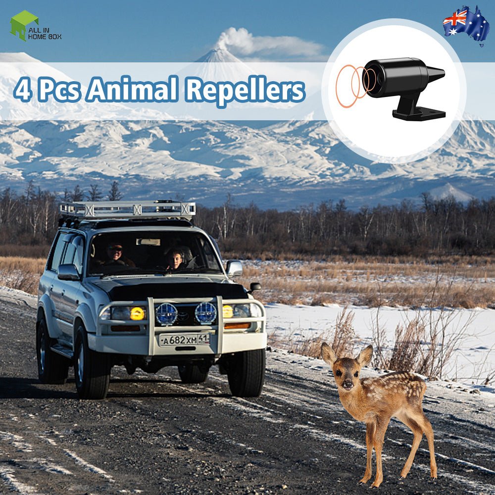 2 Pair Sonic Animal Repellers Suitable For Car Truck Bus RV Roo Kangaroo Shoo Whistle - Frazy's Auto Parts