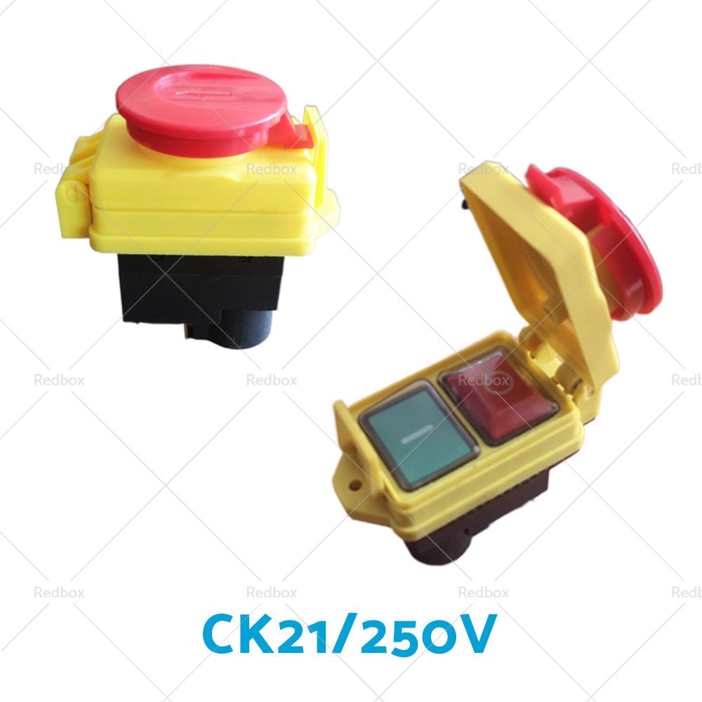 250V Universal Safety Emergency Switch Waterproof Dustproof Switch CK1 or CK21D - Frazy's Auto Parts