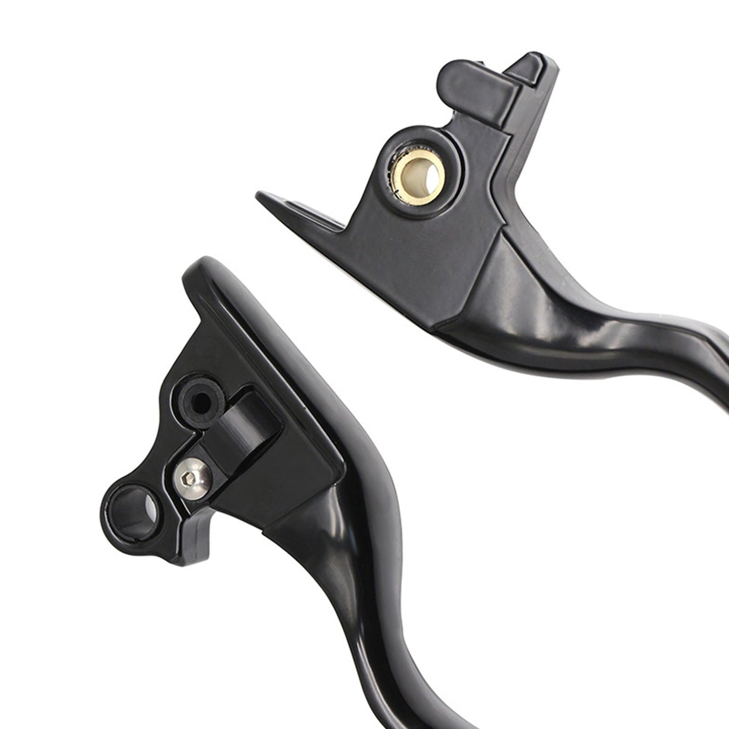 2x Brake Clutch Levers Suitable For Harley 2015-2023 Softail Slim Fat Boy-4