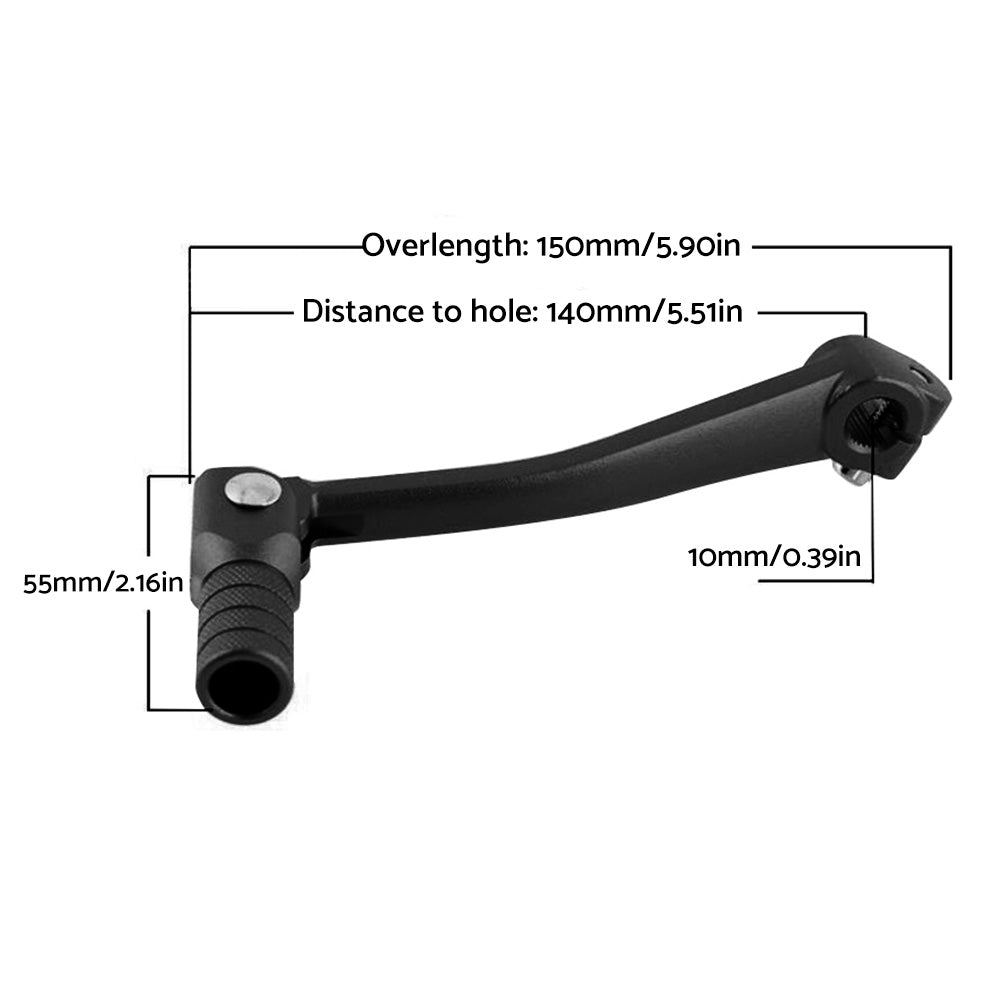 158mm 11mm Gear Lever Shifter Handle Suitable For 110cc & 125cc Pit Pro Quad Dirt Bike ATV-4