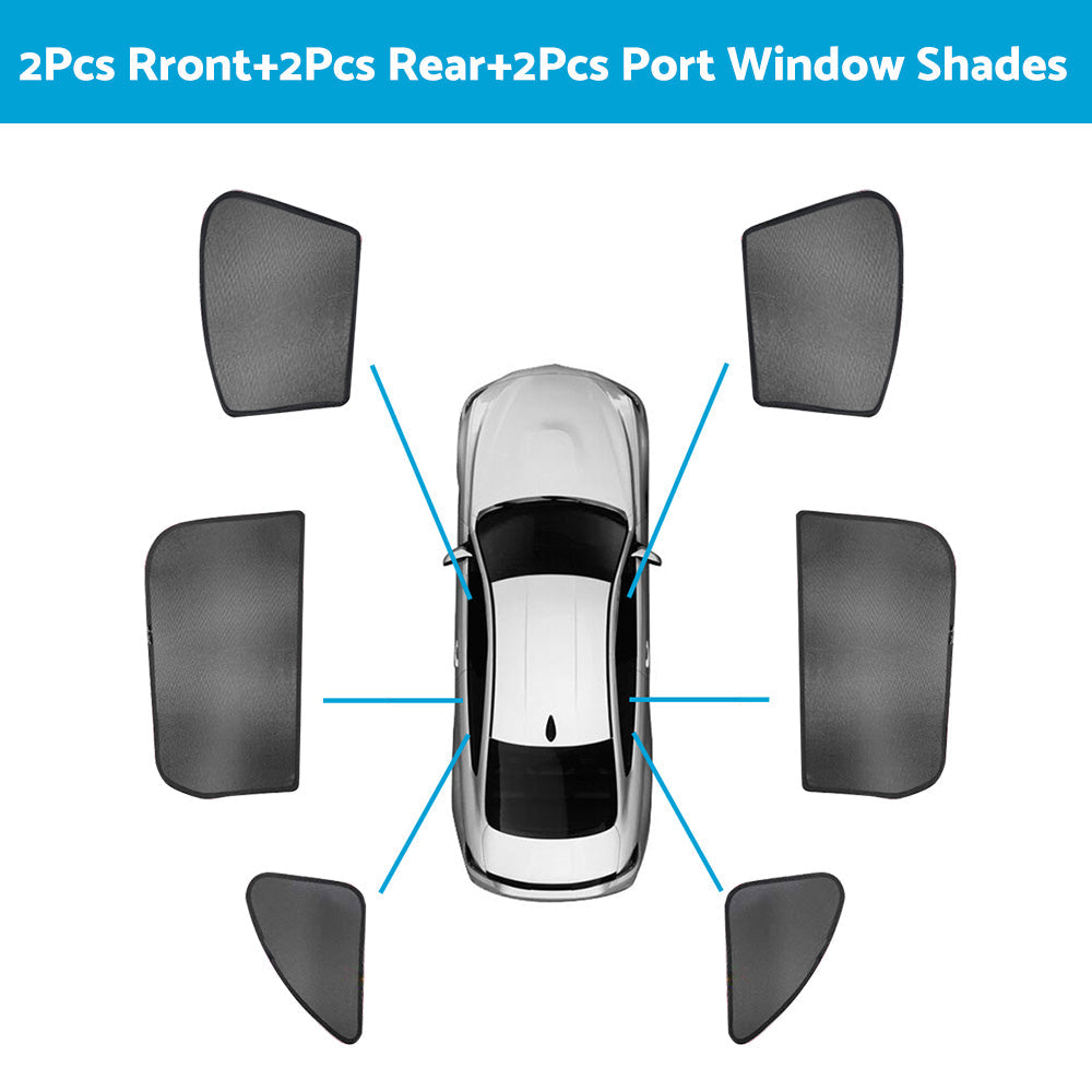 Car Front & Rear Window Sun Shade Mesh Suitable For Haval Jolion 2021-2023-8