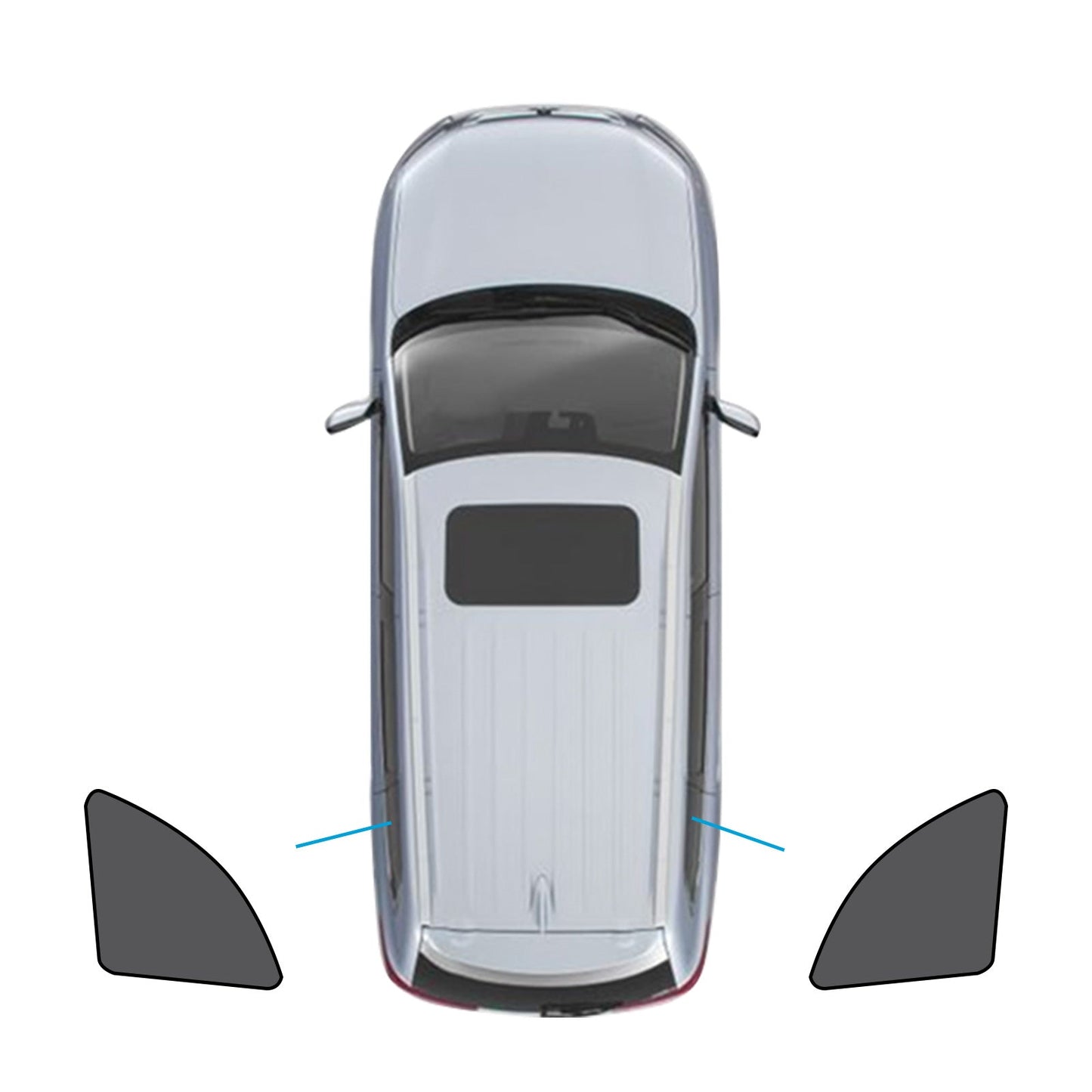 Car Window Magnetic Mesh Sun Blind Shades Front & Rear Suitable For BMW X1 E84 2010-2015-4