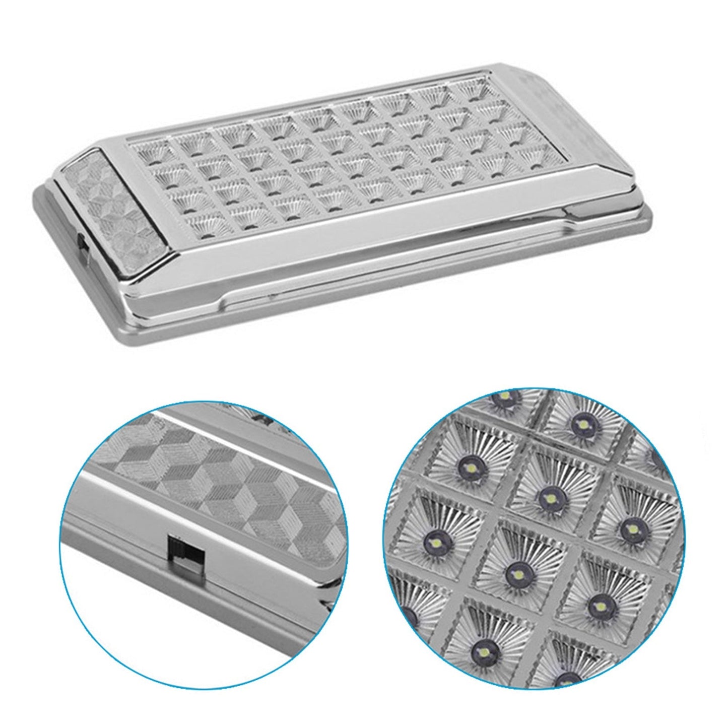 2x 12V LED Downlight Cabin Ceiling Lamp Suitable For Boat, Camper, Trailer, RV & Caravan - Frazy's Auto Parts