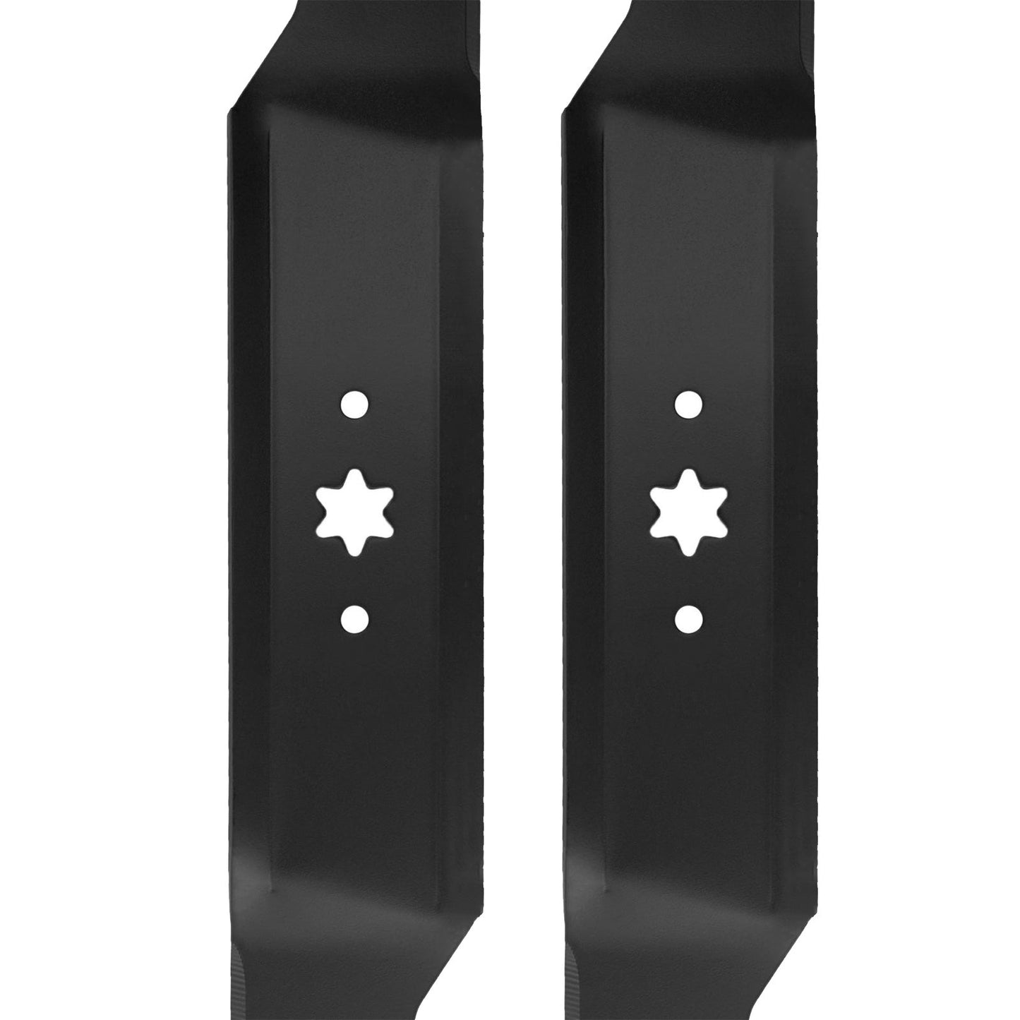 2x Blades Suitable for 38inch MTD Ride on Mowers 6 Point Centre Hole 742 - 0654 - Frazy's Auto Parts