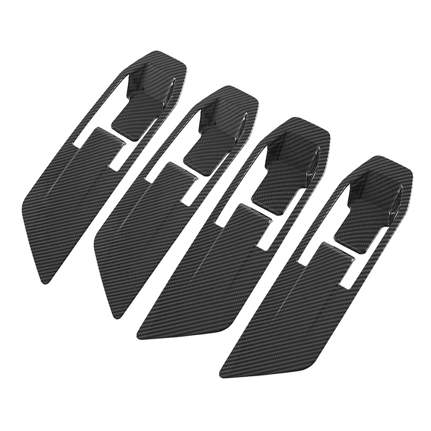 Carbon Fiber Inner Door Handle Cover Suitable For Mitsubishi Triton / L200 2023-2025-3
