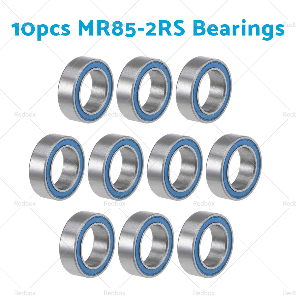 1/10x 5x8x2. 5mm Bearings PTFE Rubber Seals RC 2728 4606 5114 1213 B020 MR85-2RS-5