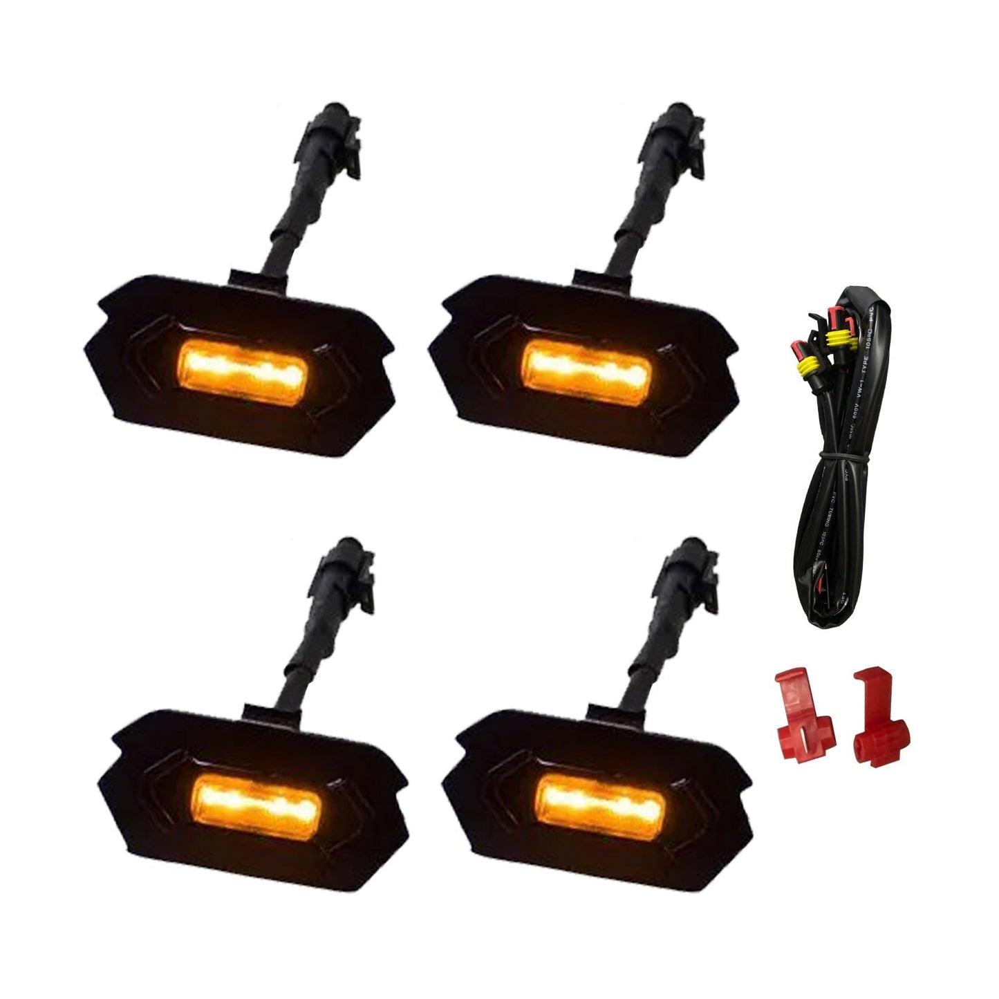 4x Indicator Light Amber Lamp Suitable For Ford Ranger Wildtrak Next Gen 2022 - On - Frazy's Auto Parts
