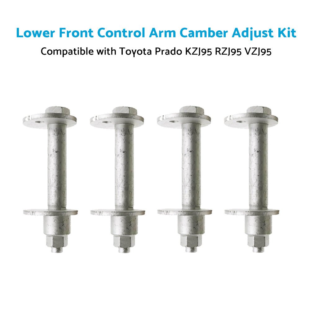 4x Lower Front Control Arm Camber Adjust Suitable For Toyota Prado KZJ RZJ VZJ - Frazy's Auto Parts