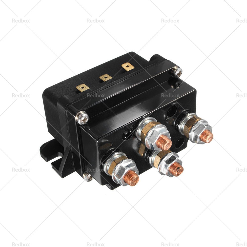 500A 12V HD Electric Contactor Winch Solenoid Twin Wireless Remote Recovery 4x4 - Frazy's Auto Parts