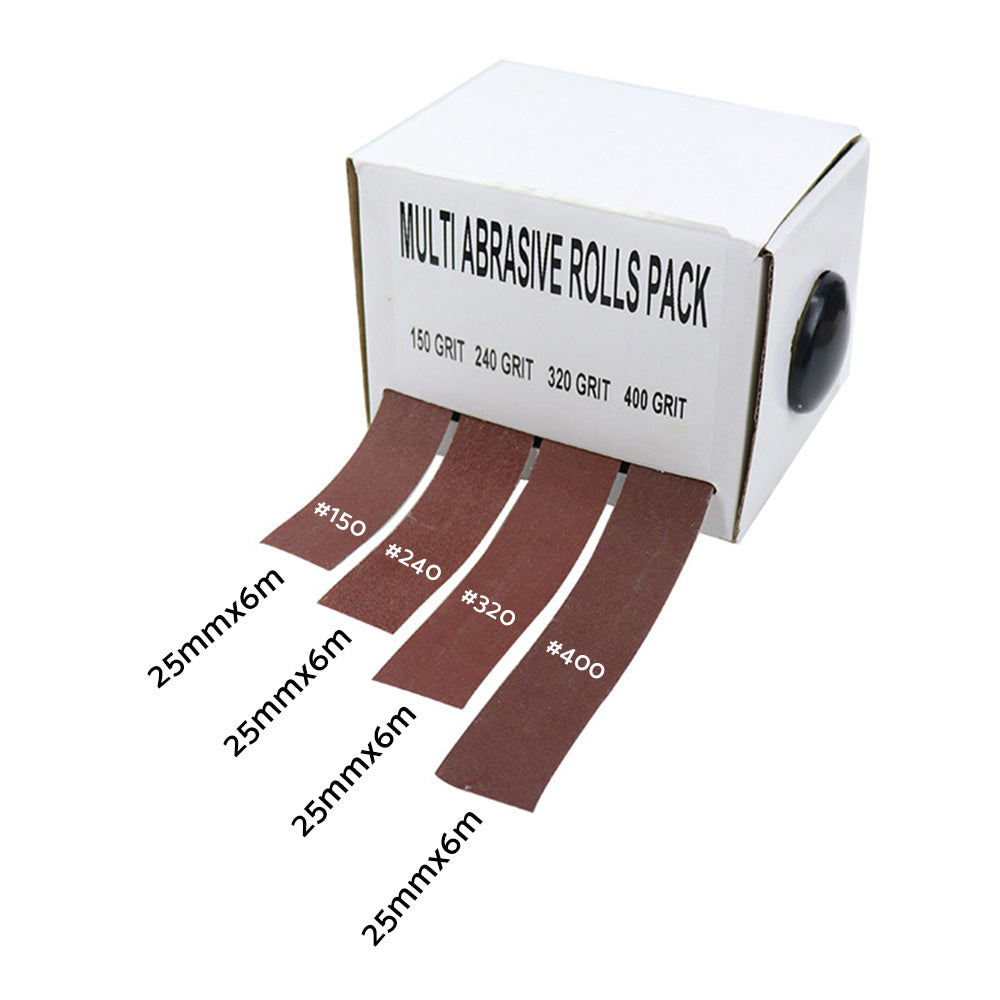 150 240 320 400 Grit Emery Tape Cloth Abrasive Grinding Sanding Paper-4