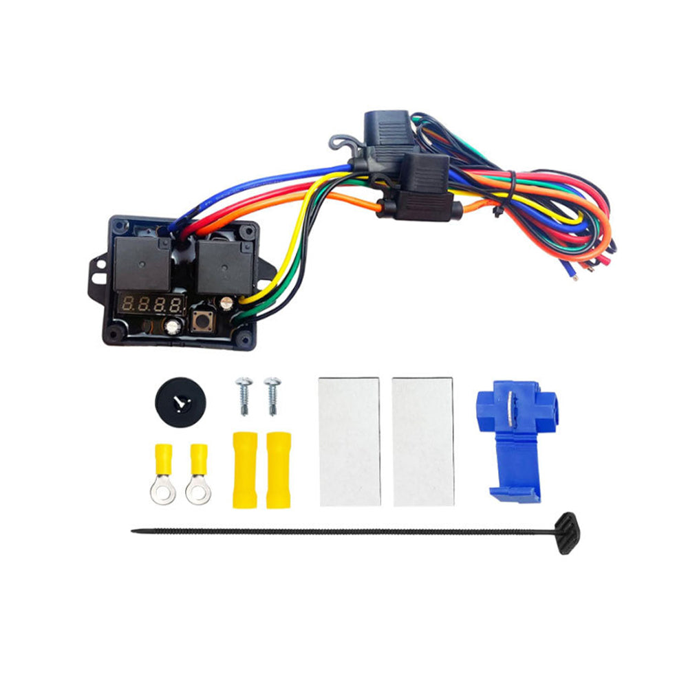 Electronic Thermatic Radiator Fan Controller Switch 12V Digital 0444 Digital-4