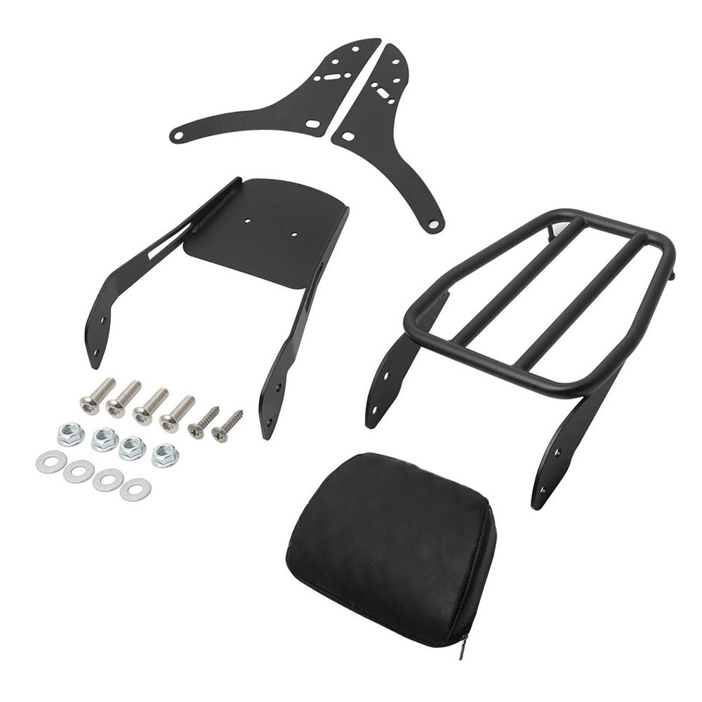 Rear Backrest Sissy BarLuggage Rack Pad Suitable for Honda Rebel CMX500 CMX300-4