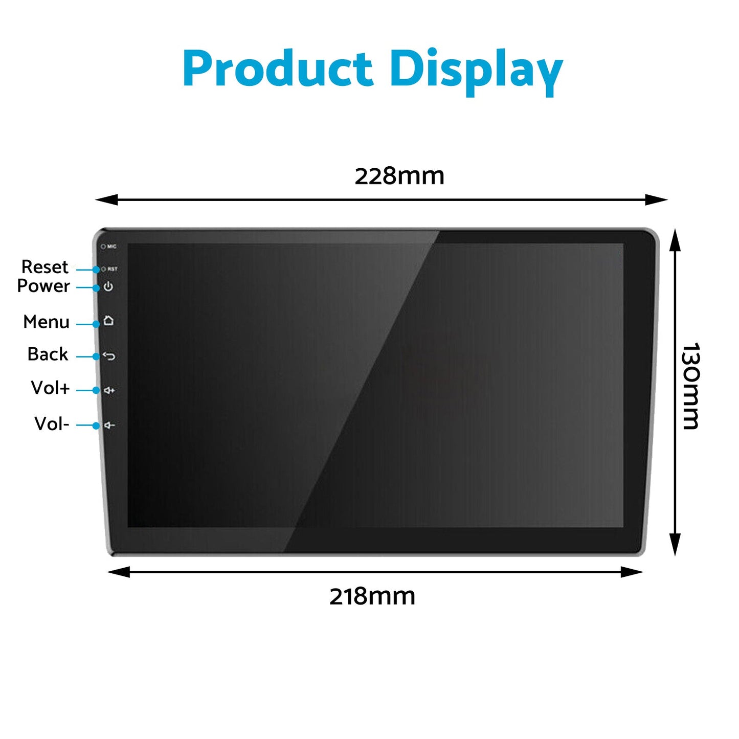 32GB 9in Car Radio Stereo Apple Android 13 w or Cam For Suitable for Hyundai Getz-4