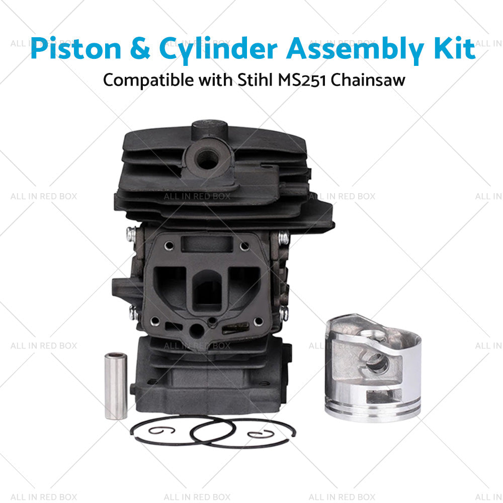 Piston and Cylinder Kit 44mm 1143 020 1207 Suitable For Stihl MS251 Chainsaw-4