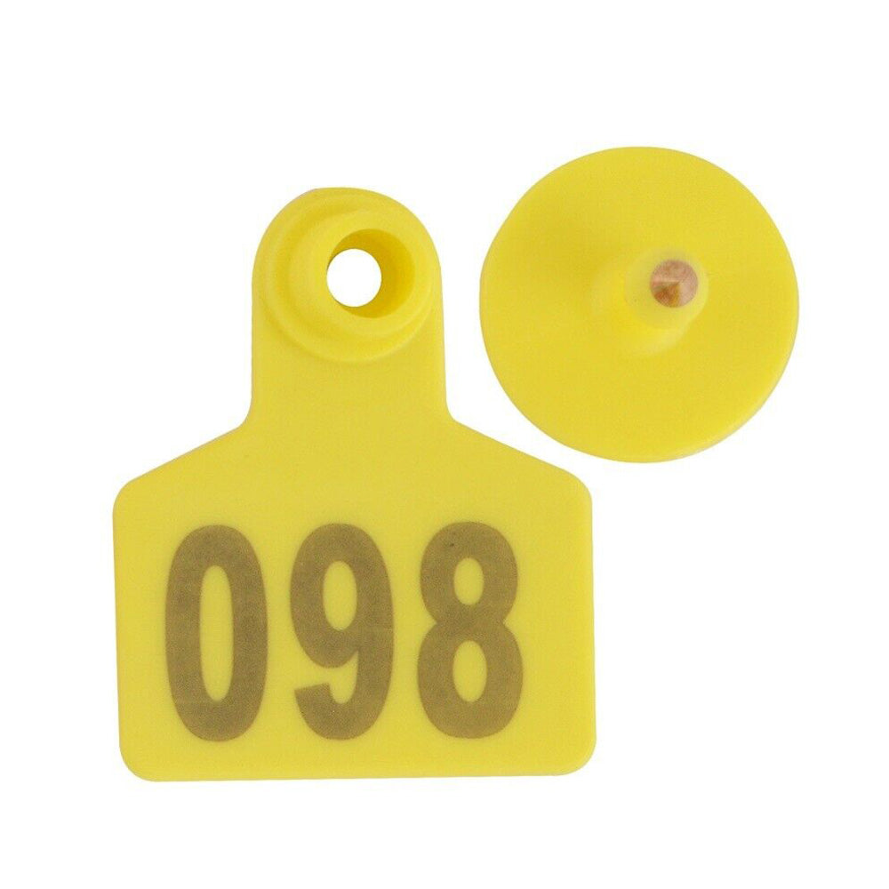 Small Plastic Livestock Ear Tags 5x4cm Numbered 100x Suitable For Sheep Cows Pigs Cattle-6