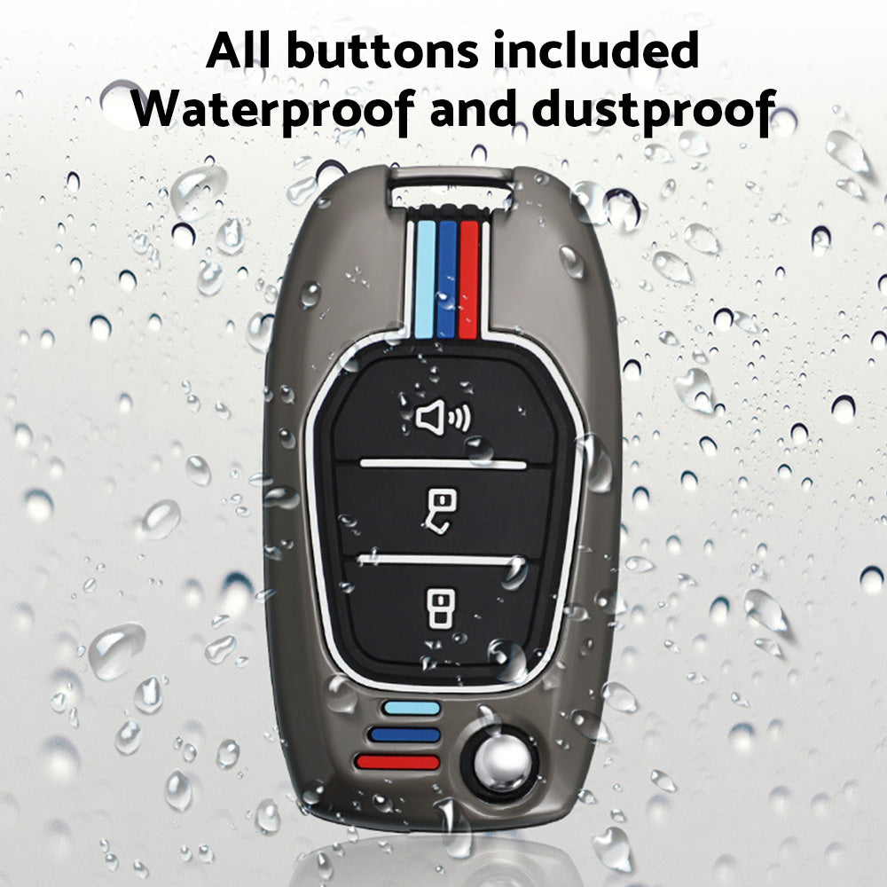 Zinc Alloy Flip Remote Key Fob Case Cover Shell Suitable For LDV T60 Pro-4