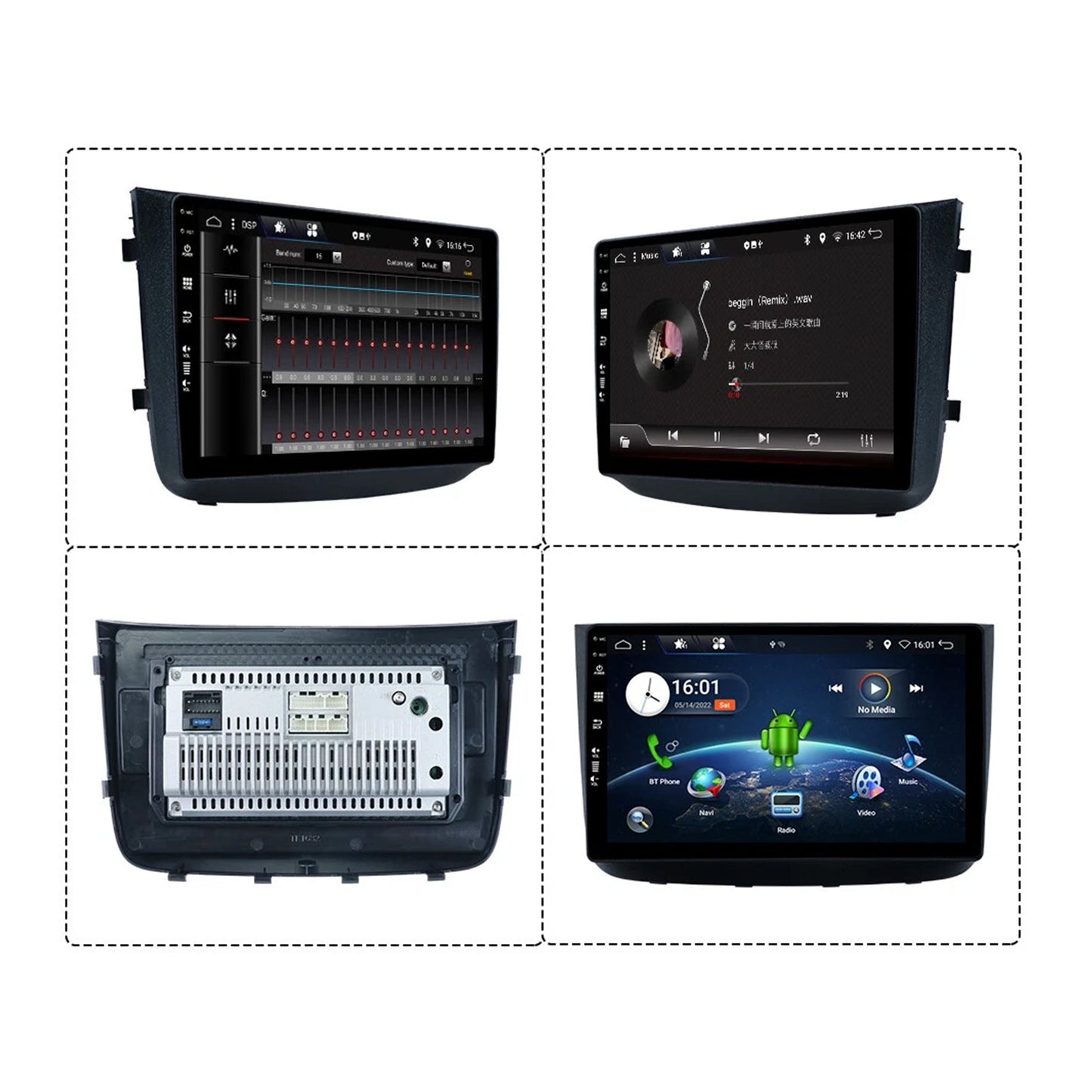 Car Stereo Head Unit Suitable For Mercedes Benz Vito Viano 4 Core Android-4