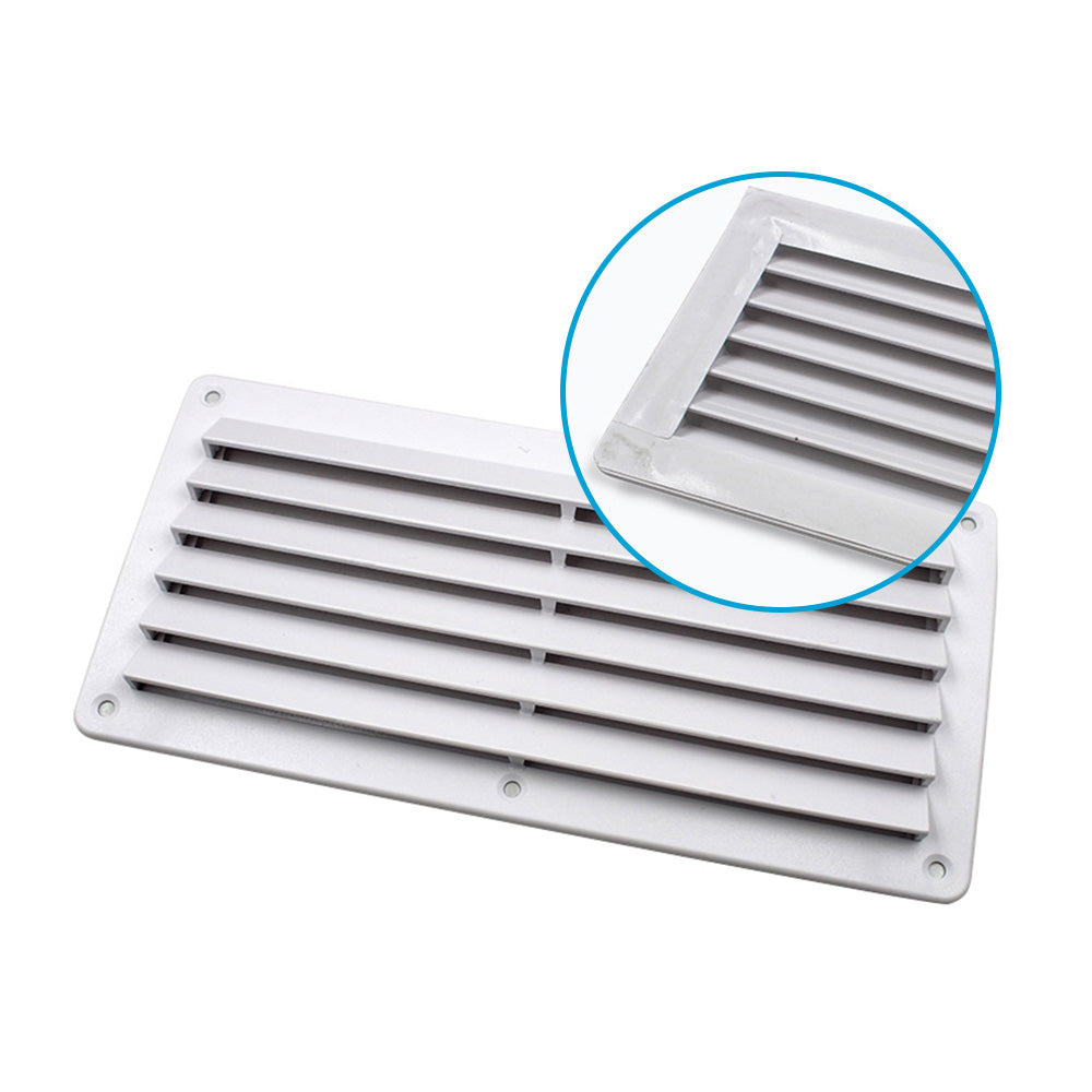 Rectangular Louvered Air Vent or Dent Vent For Caravan RV Boat Marine 260 x 125mm-4