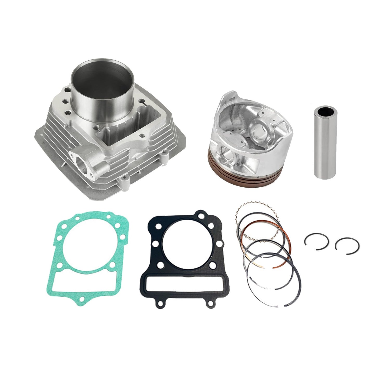 76mm Engine Cylinder Big Bore Kit Suitable For Bayou 300 KLF300 Prairie 300-0