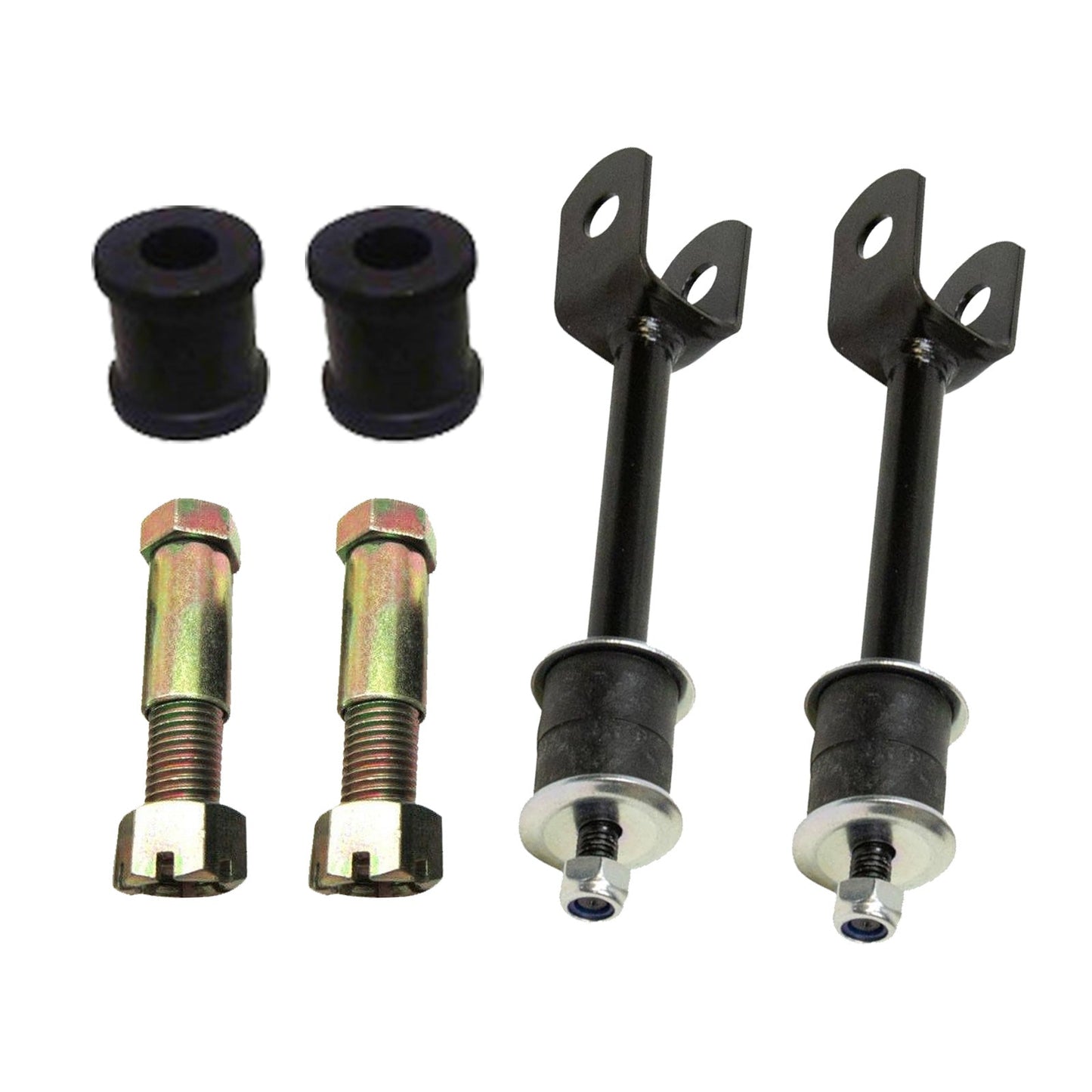 2x Rear Sway Bar Link & Bush Kit Suitable For Toyota Landcruiser FJ80R / HZJ80R / HDJ80R-1