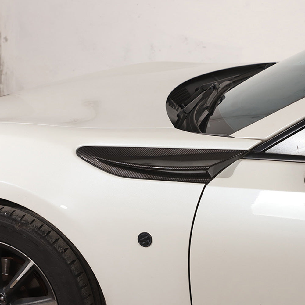 Carbon Fiber Car Side Fender Fin Vent Trim Suitable For Subaru BRZ Toyota 86-4