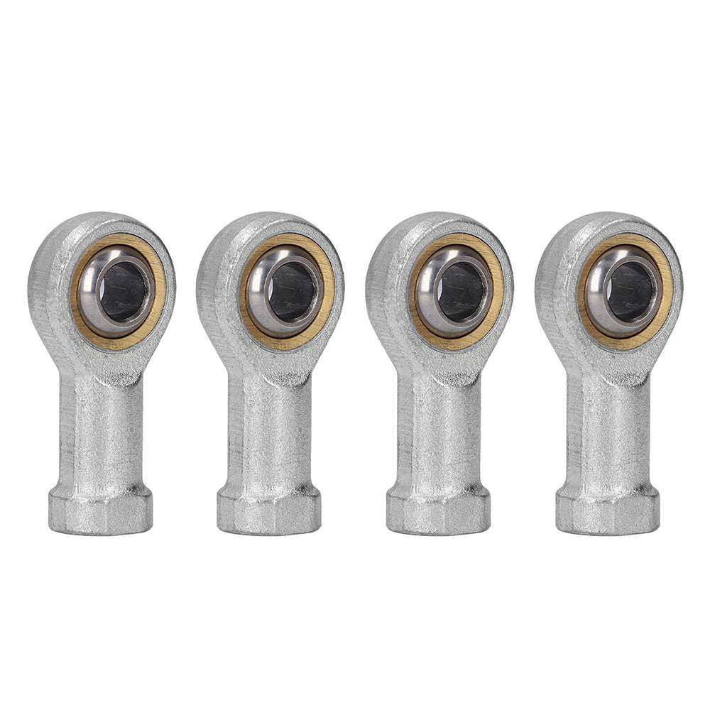 10x Zinc 6mm Female Spherical Plain Rose Joint Bearings Suitable For Left-Hand Threaded Applications-4