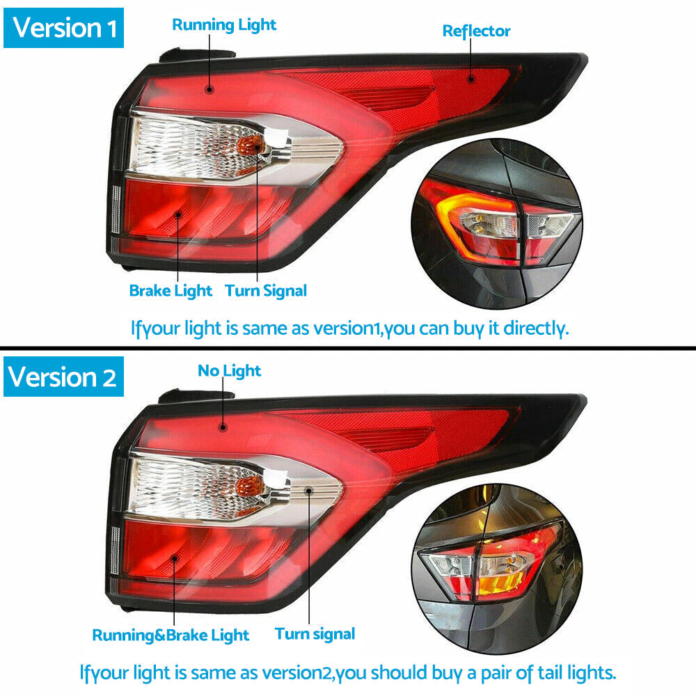 Right Rear Outer Tail Light Suitable for Ford Kuga Mk2 2017–2020 Models-4