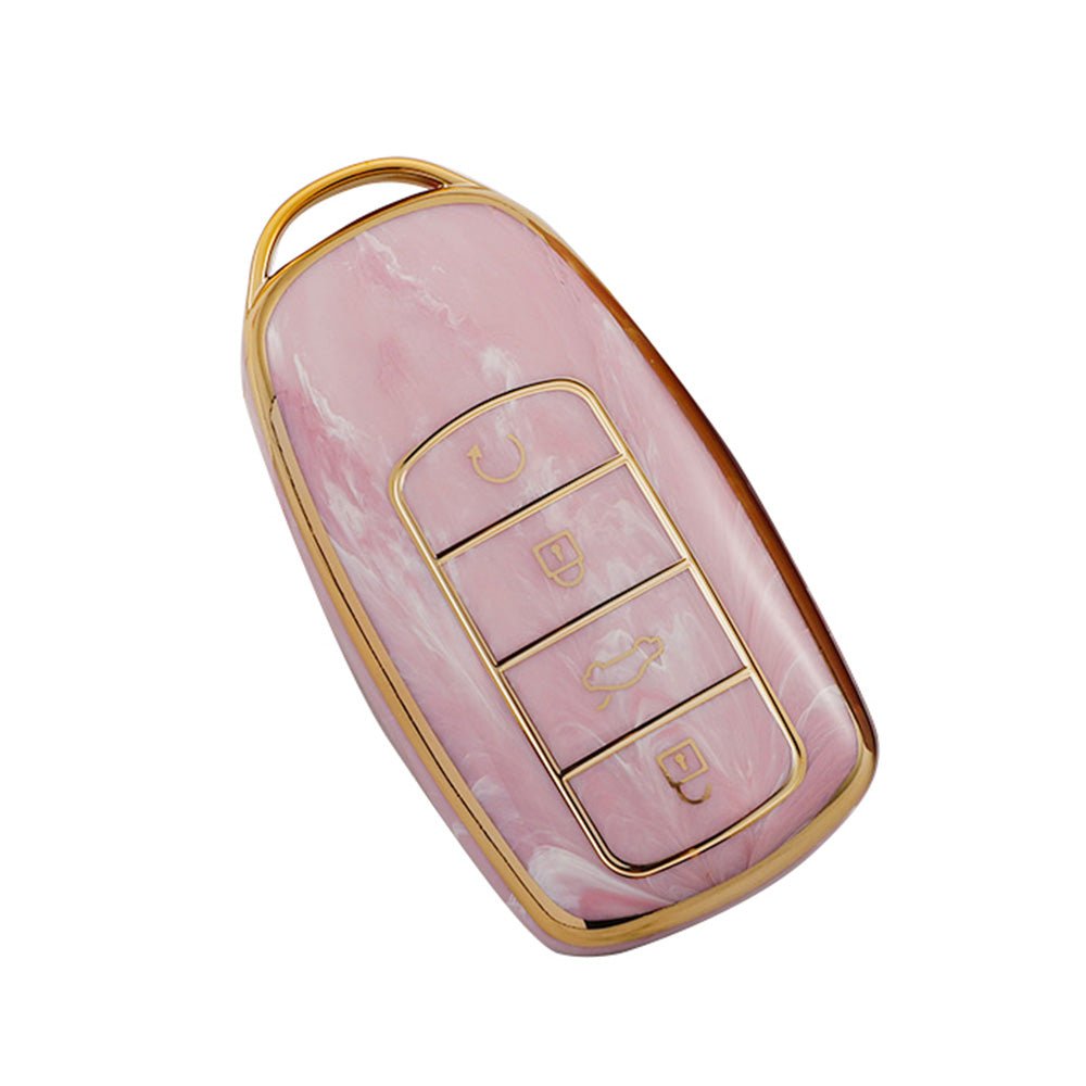 Car Remote Key Fob Case Cover TPU Pink Suitable For Chery Omoda 5 - Frazy's Auto Parts