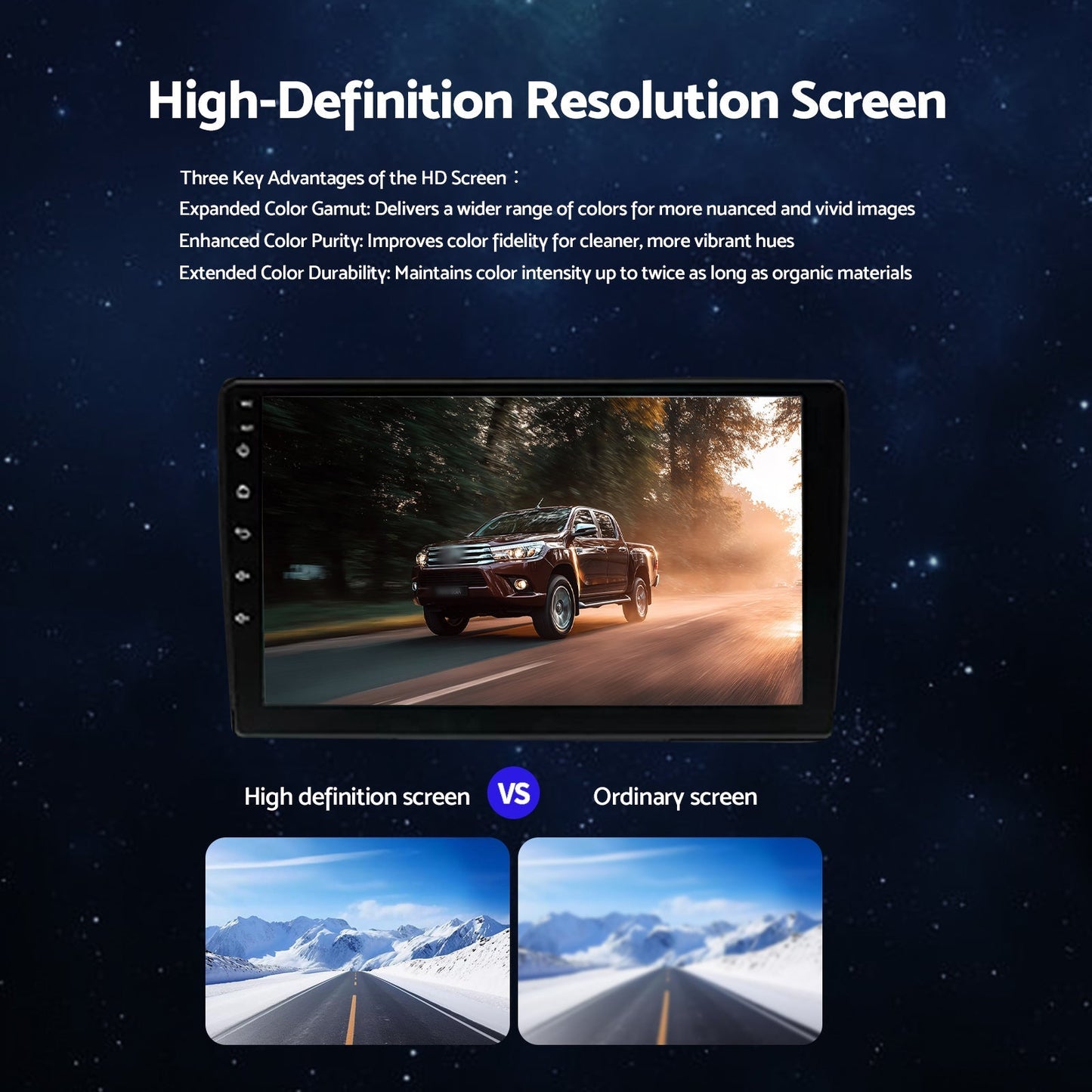 CarPlay Radio Head Unit Suitable For Toyota Hilux 15 - 22 Android 14 Apple 4+64G - Frazy's Auto Parts