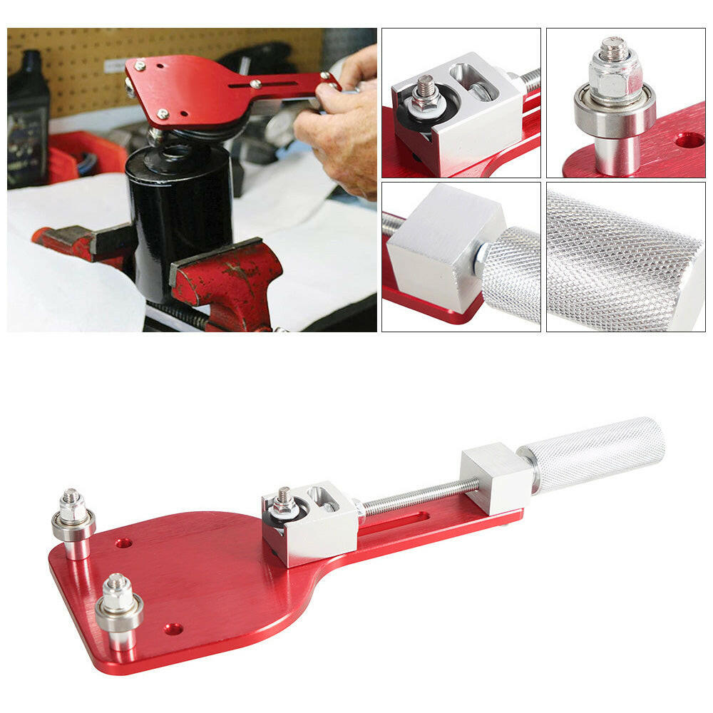 Car Oil Filter Cutter Tool Filter Cutting Range 2-3/8in - 5in Aluminum Alloy Red-4