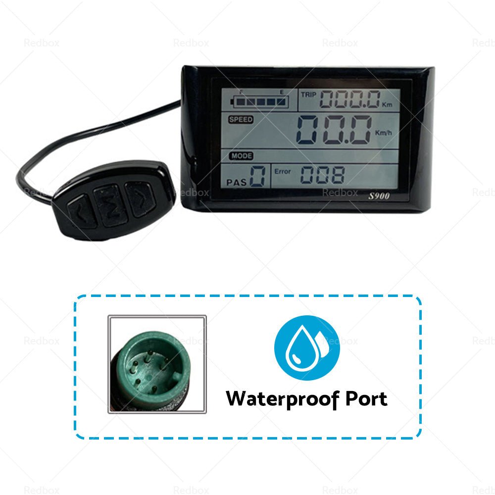 Ebike S900 LCD Displays Control Electric Bicycle Speed Meter Speedometer - Frazy's Auto Parts