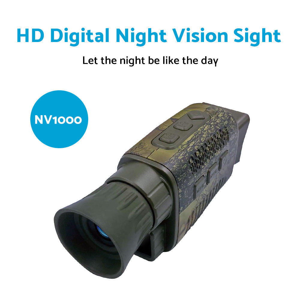 5x IR Night Vision Monocular Zoom Digital HD Telescope With 4K Video Camera Suitable For Hunting-4
