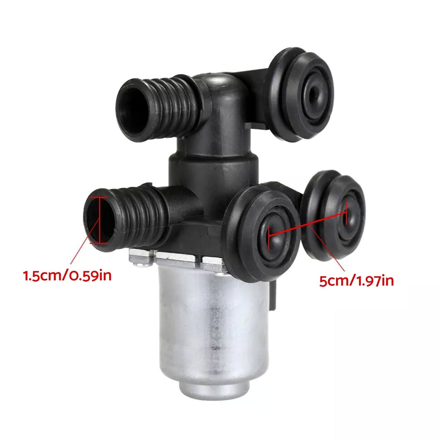 Heater Control Valve Suitable For BMW E39 E46 E83 323i 328i 330i 520i 528i 530i Electric - Frazy's Auto Parts