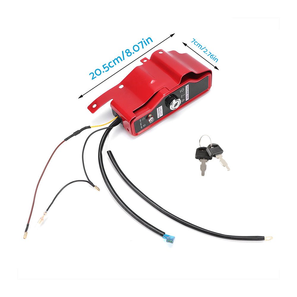 Ignition Switch Key Panel with Electric Start Suitable For Honda GX340 11HP / GX390 13HP Engine - Frazy's Auto Parts