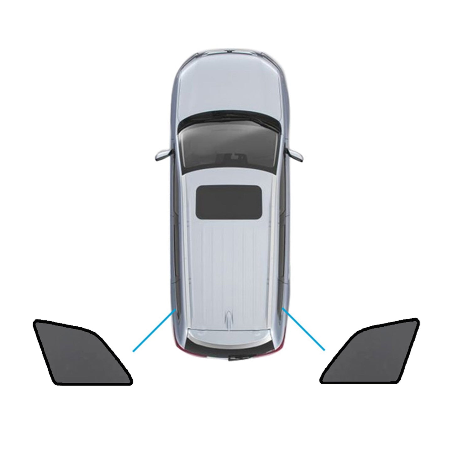 Magnetic Mesh Sun Blind Car Window Shades Suitable For Audi Q7 / SQ7 2015 - 2025 Front & Rear - Frazy's Auto Parts
