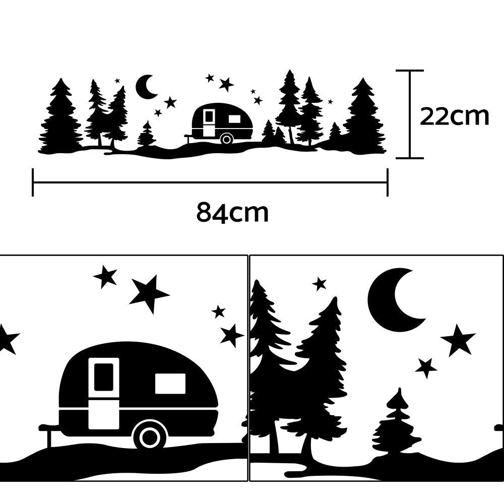 Mountains Adventure Vinyl Decal Sticker Suitable For Camper Van, Motorhome & Caravan - Frazy's Auto Parts