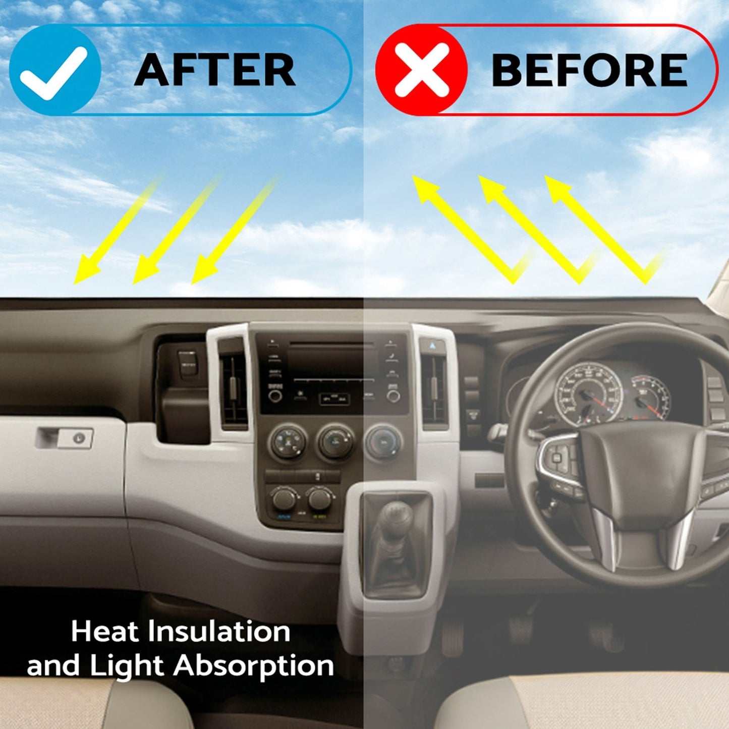 RHD Dash Mat Suitable For Suzuki Jimny 1998 - 2018 Non - Slip Dashboard Cover - Frazy's Auto Parts