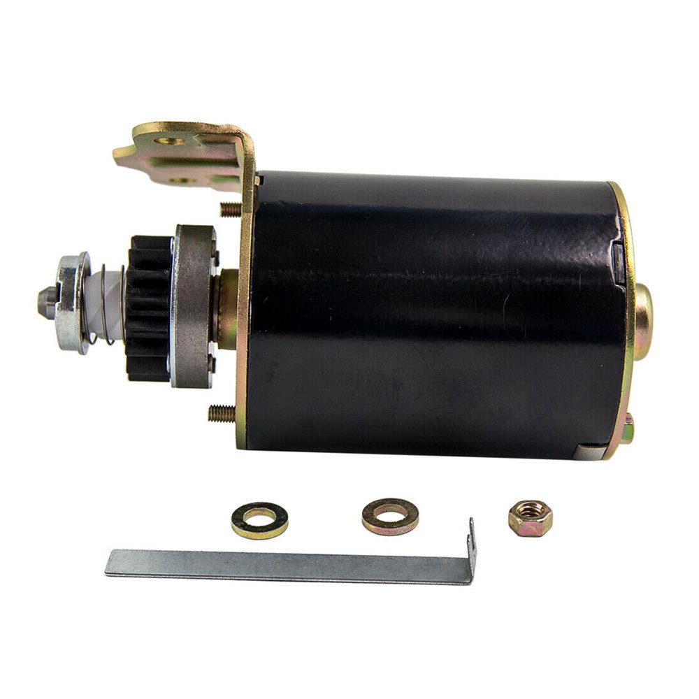 Starter Motor 16 Tooth 12V Heavy Duty Suitable For Briggs & Stratton Ride - On Mower 499521 - Frazy's Auto Parts