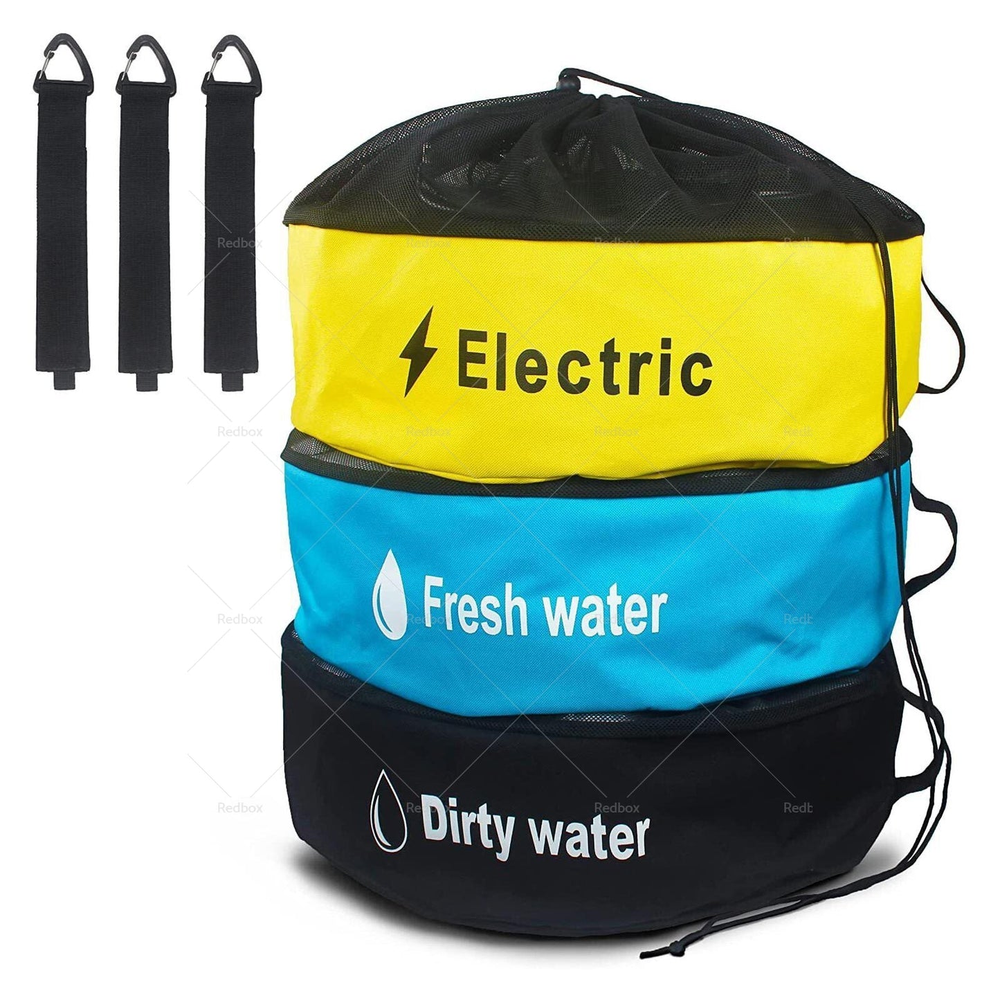Storage Bag Caravan Camping RV Cable Organizer Water Hose Electrical Cords - Frazy's Auto Parts