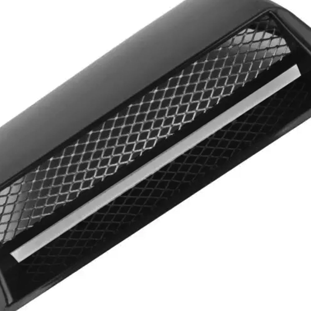 Universal Car Air Flow Intake Scoop Bonnet Hood Cover Black ABS Plastic - Frazy's Auto Parts